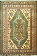 Princess Bokhara Hand Knotted Medallion Wool Rug