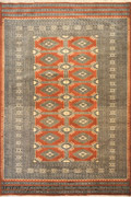 Princess Bokhara Hand Knotted Geometric Wool Rug