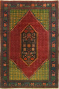 Darband Hand Knotted Medallion Wool Rug