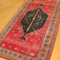 Qashqai Hand Knotted Medallion Wool Rug