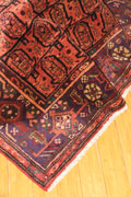Hamedan Hand Knotted Oriental Wool Rug