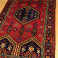 Taleghan Hand Knotted Medallion Wool Rug