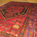 Zanjan Hand Knotted Medallion Wool Rug