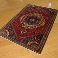 Zanjan Hand Knotted Medallion Wool Rug