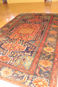 Zanjan Hand Knotted Medallion Wool Rug