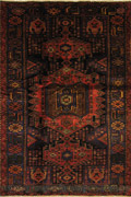 Zanjan Hand Knotted Medallion Wool Rug