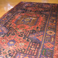 Zanjan Hand Knotted Medallion Wool Rug