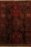 Zanjan Hand Knotted Geometric Wool Rug