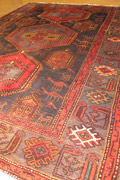 Zanjan Hand Knotted Geometric Wool Rug