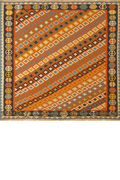 Persian Hand Woven Wool Kilim (Size 208 x 163cm)