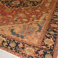 Antique Persian Heriz Hand Knotted Wool Rug