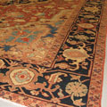 Antique Persian Heriz Hand Knotted Wool Rug