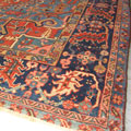 Antique Persian Heriz Hand Knotted Wool Rug