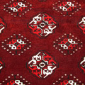 Turkomen Geometric Hand Knotted Wool Rug
