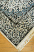 Caspian Persian Wool Medallion Rugs 75038 White