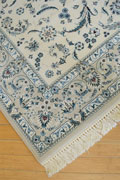 Caspian Persian Wool Border Rugs 75572 White
