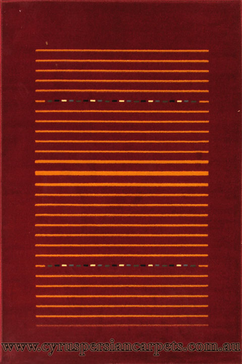 Indigo Modern Striped Rug 540-417R - Click Image to Close