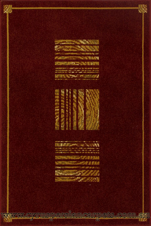 Verona Square Pattern Wool Rug 174-544R - Click Image to Close