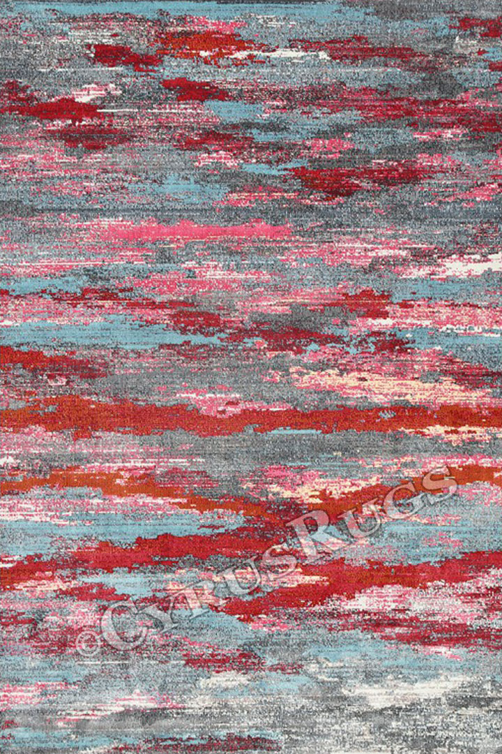 Splendor Contemporary Abstract Rugs 4030 Multi - Click Image to Close