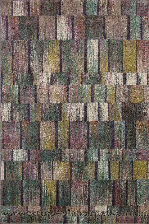 Casablanca Contemporary Square Pattern Rug 1331-X55X - Click Image to Close