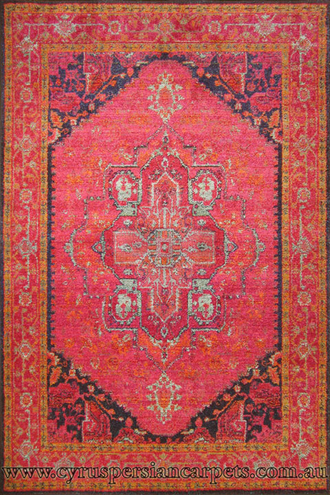 Casablanca Contemporary Medallion Rug 1332-X55S - Click Image to Close