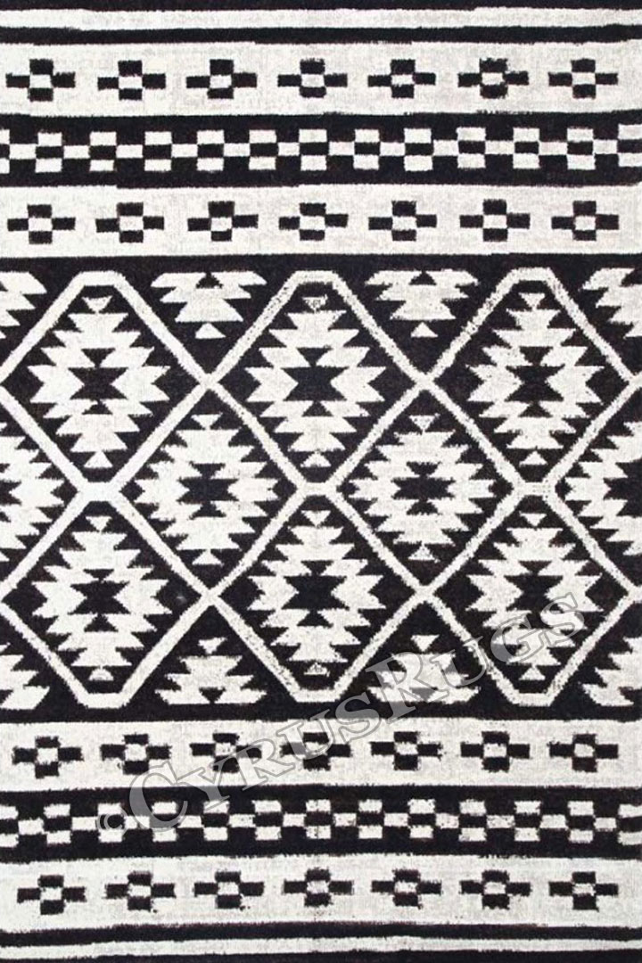 Dario Contemporary Geometric Rugs 14750-870 - Click Image to Close