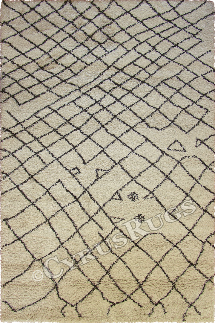 Desert Contemporary Abstract Rugs 5403 Beige Chocolate - Click Image to Close