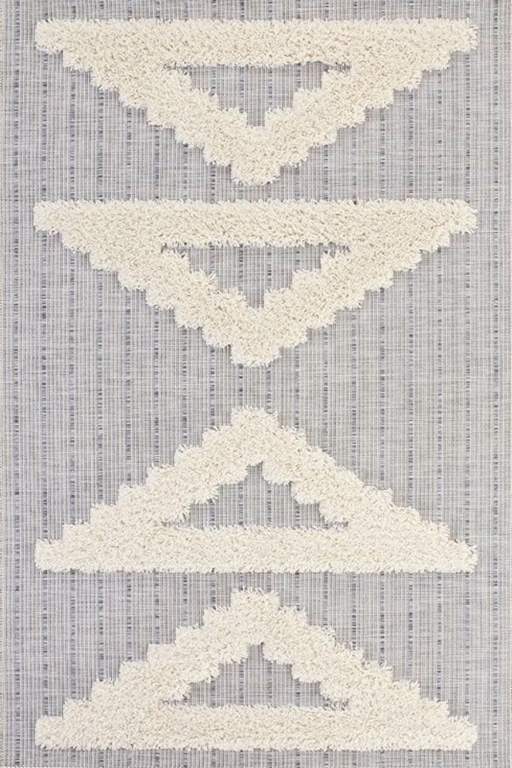 Elizabeth Geometric Rugs 9056 Cream Black - Click Image to Close