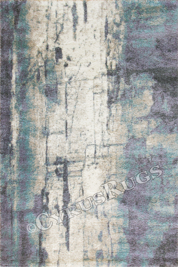 Feathers Contemporary Abstract Rug 6421 Cream - Click Image to Close