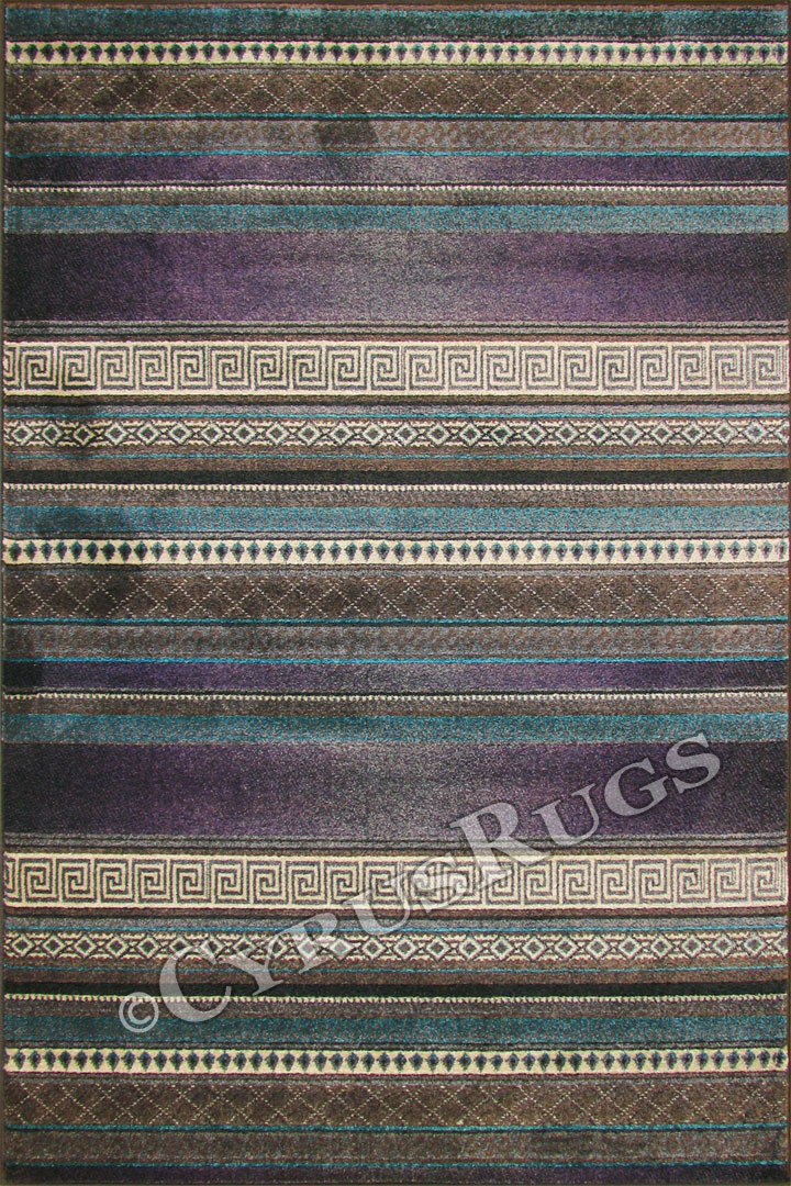 Funky Contemporary Striped Rug 32K - Click Image to Close