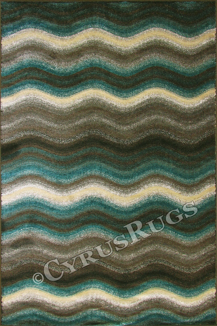 Funky Contemporary Wavy Rug 701E - Click Image to Close