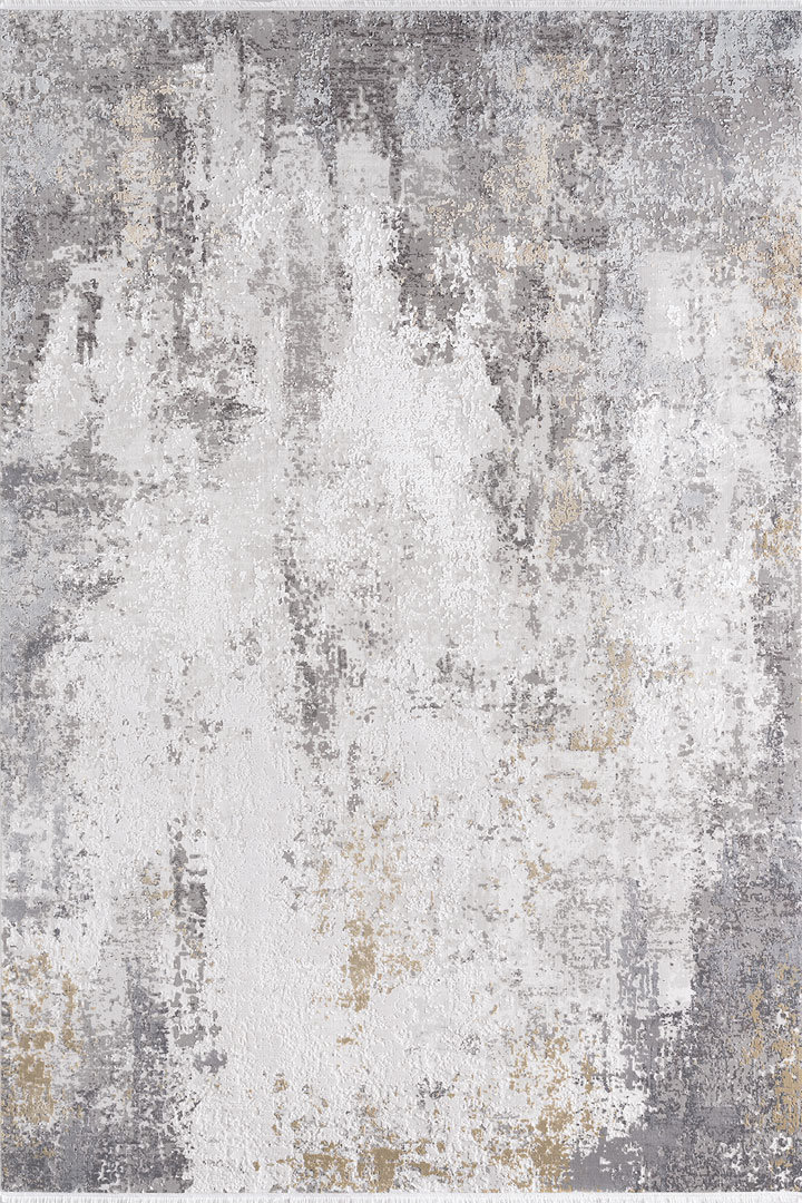 Fusion Embossed Rugs Y269D Cream Grey - Click Image to Close