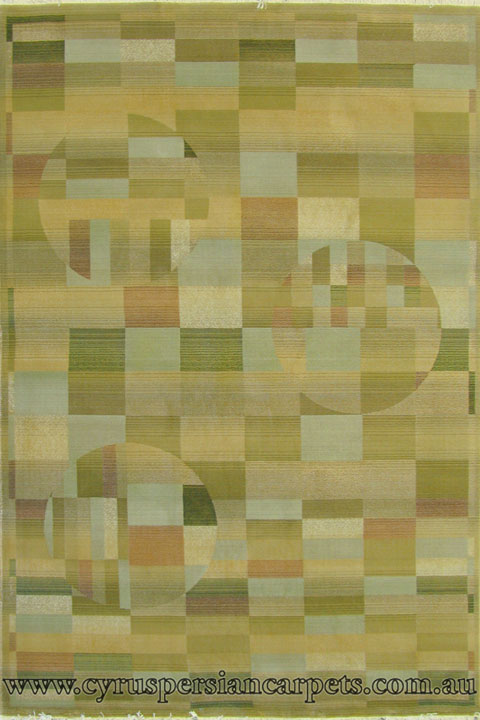 Gabbeh Contemporary Square Pattern Rug 1271-1Y - Click Image to Close