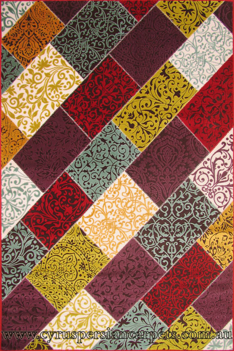 Infinity Contemporary Floral Rug 4137X Brown L. Yellow - Click Image to Close