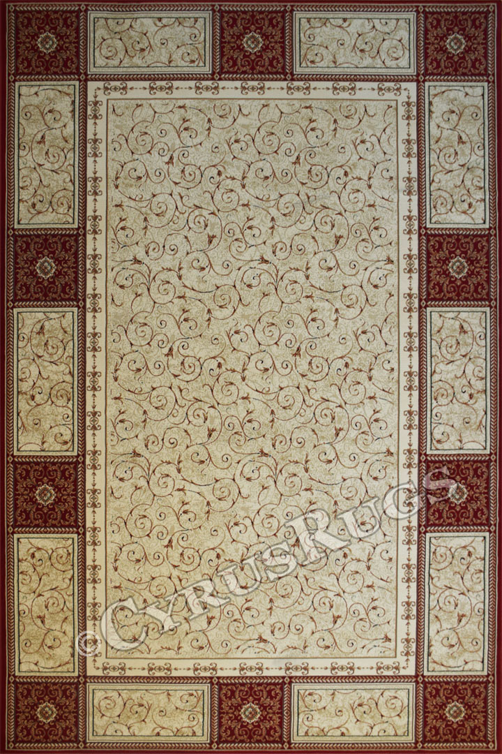 Milano Traditional Border Rugs 165R - Click Image to Close