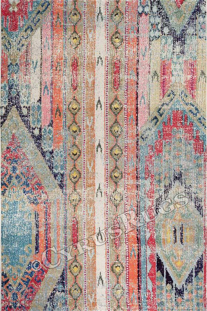 Monica Contemporary Abstract Rugs 2090 Multi - Click Image to Close
