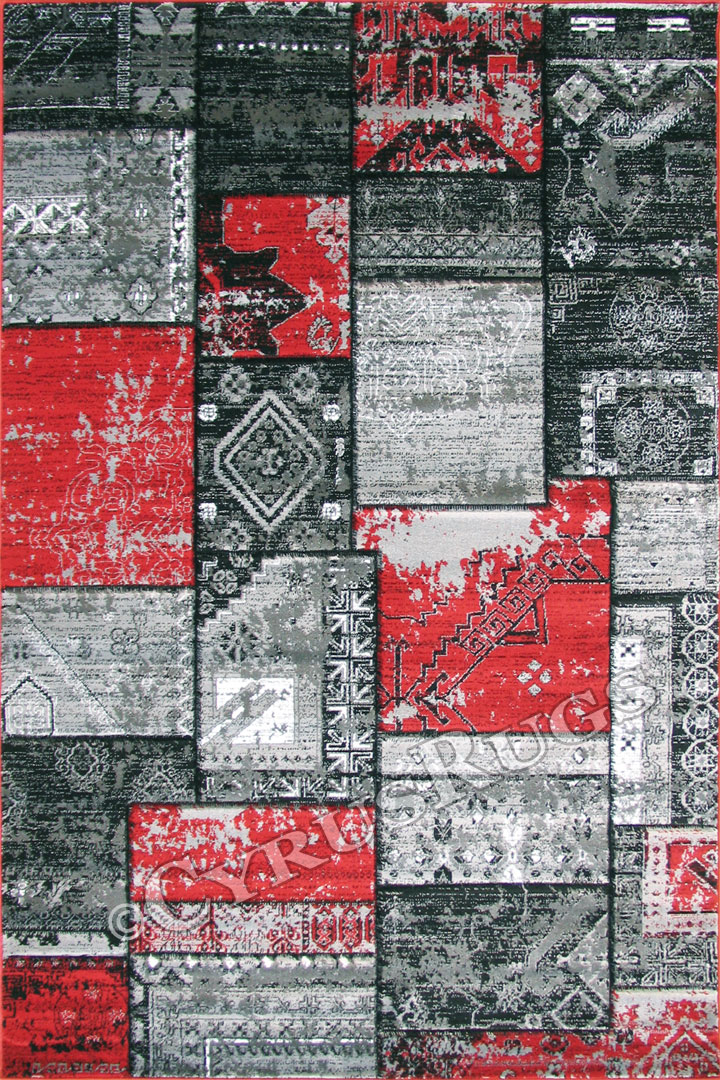 Patchworks Contemporary Abstract Rug 2676-RS2 - Click Image to Close