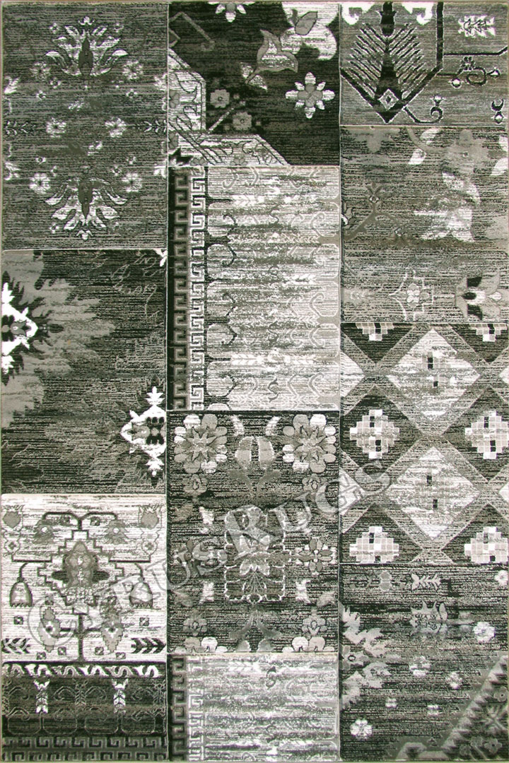 Patchworks Contemporary Abstract Rug 2998 Grey - Click Image to Close