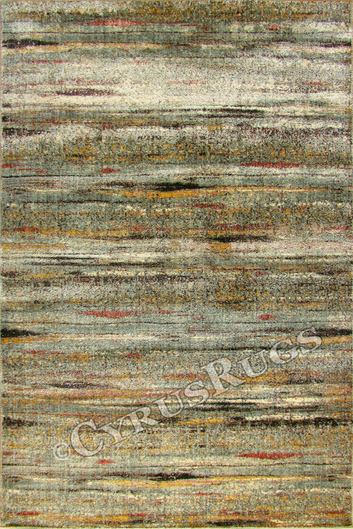 Preziosa Contemporary Striped Distressed Rug 2330H - Click Image to Close