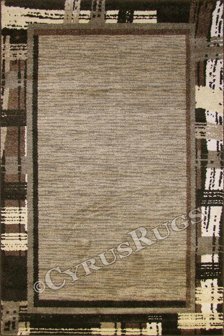 Rustic Contemporary Border Rugs 290/P02-E - Click Image to Close