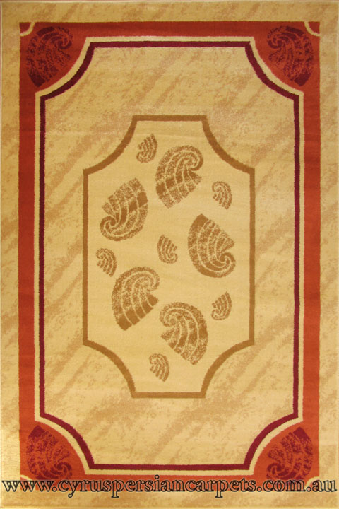 Sahra Contemporary Rug 1230-P70 Terra - Click Image to Close