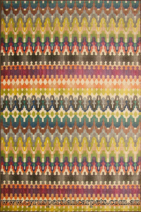 Vulcano Contemporary Stripe Rug 109-AY5-M - Click Image to Close