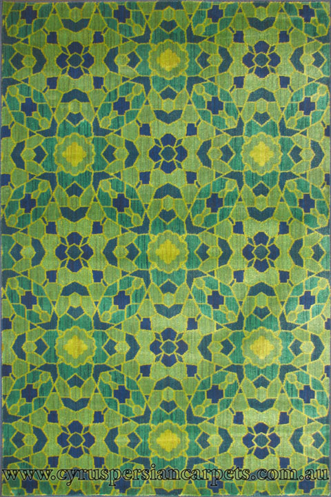 Vulcano Contemporary Geometric Rug 5501-AY5-G - Click Image to Close