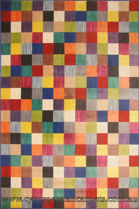 Vulcano Contemporary Pixel Square Rug 923-AY5-X - Click Image to Close