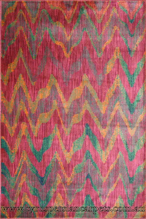 Vulcano Contemporary Chevron Rug 92-AY5-X - Click Image to Close