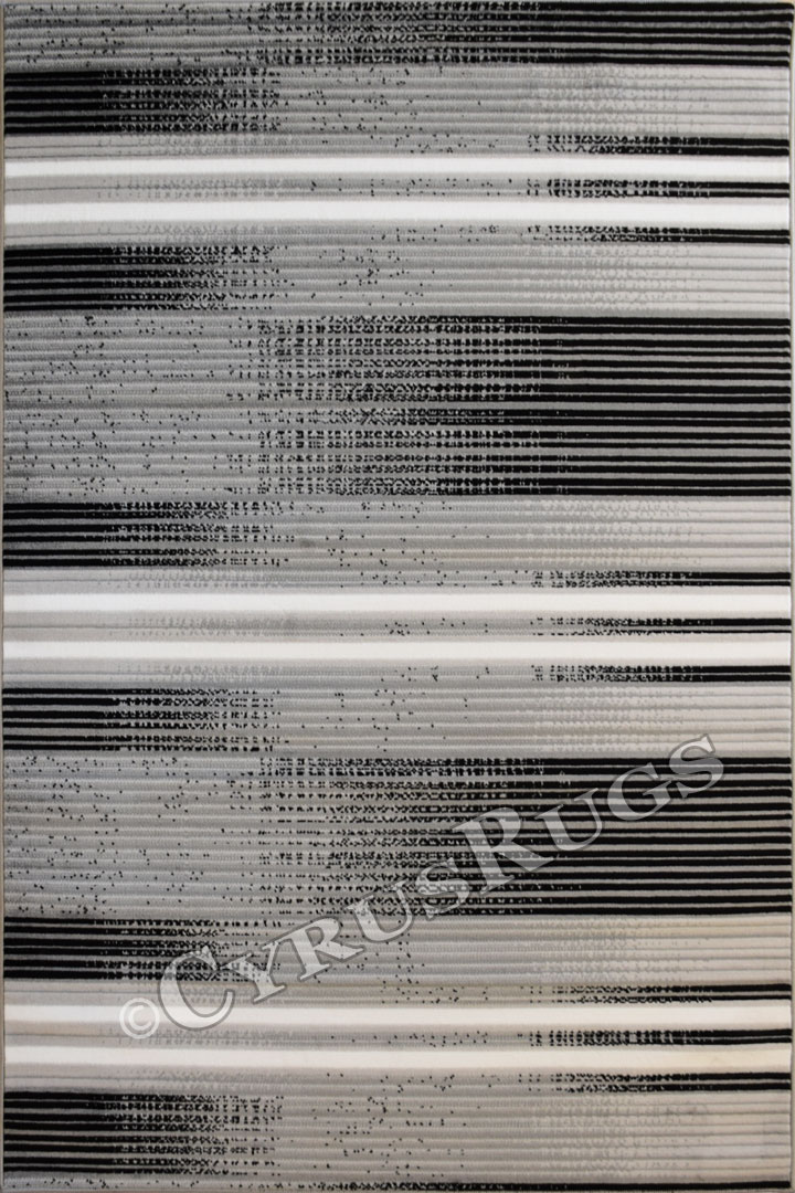 America Striped Rugs G085A D. Grey D. Grey - Click Image to Close