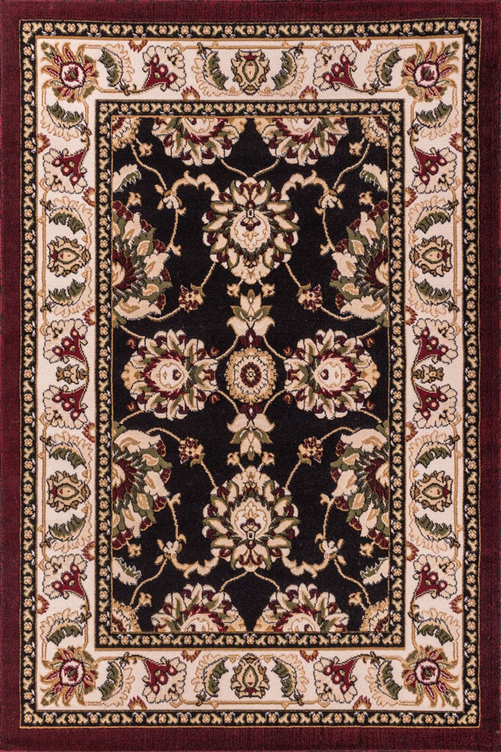 America Medallion Rugs 1810A Green Black - Click Image to Close