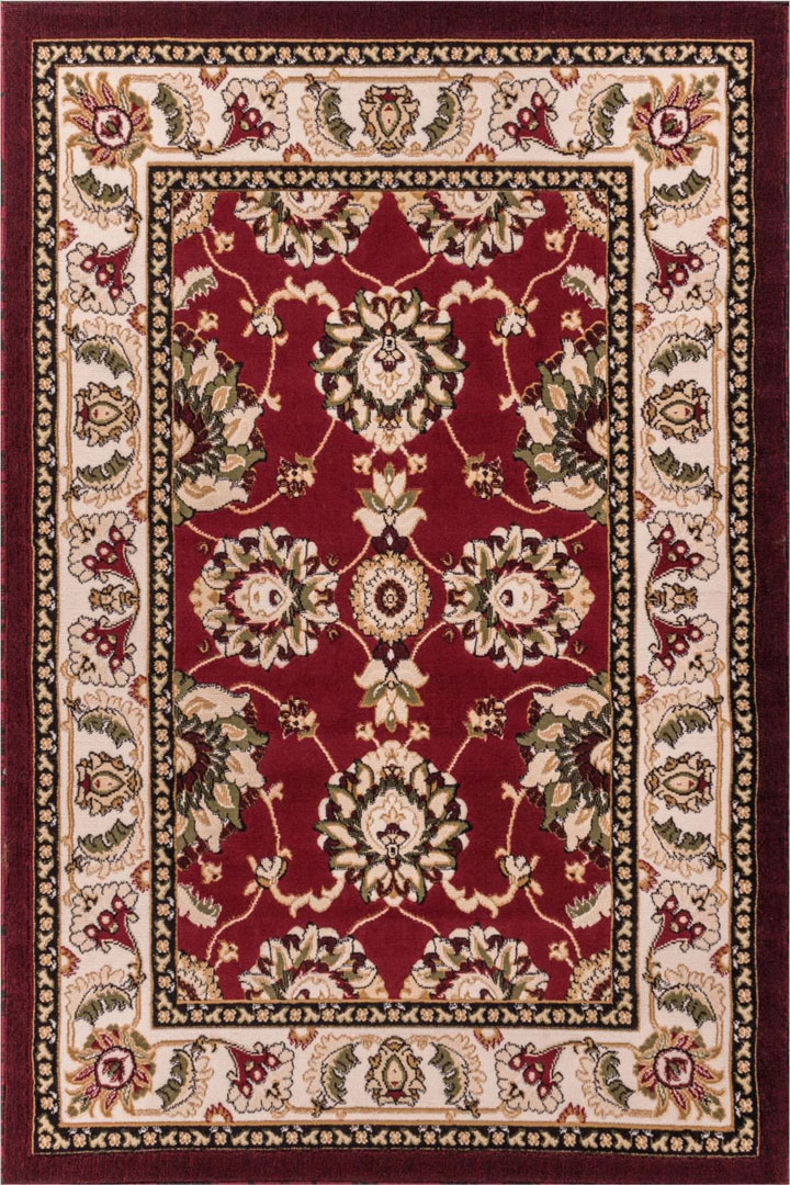America Medallion Rugs 1810A Green Burgundy - Click Image to Close