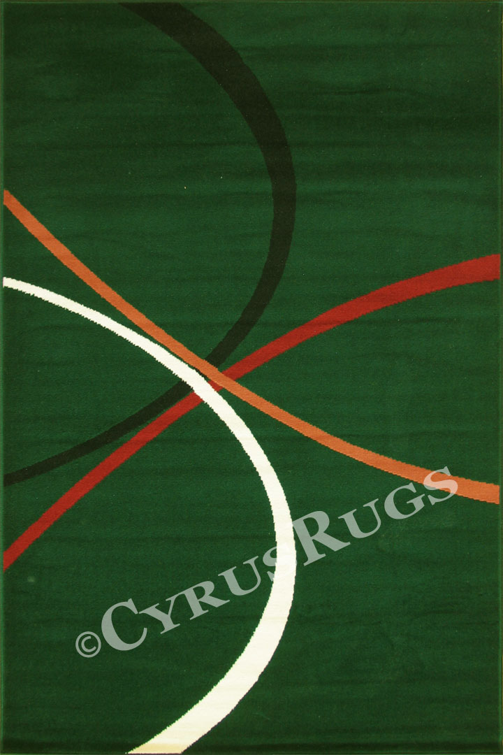 Bello Modern Abstract Rugs V5712 N. Green - Click Image to Close