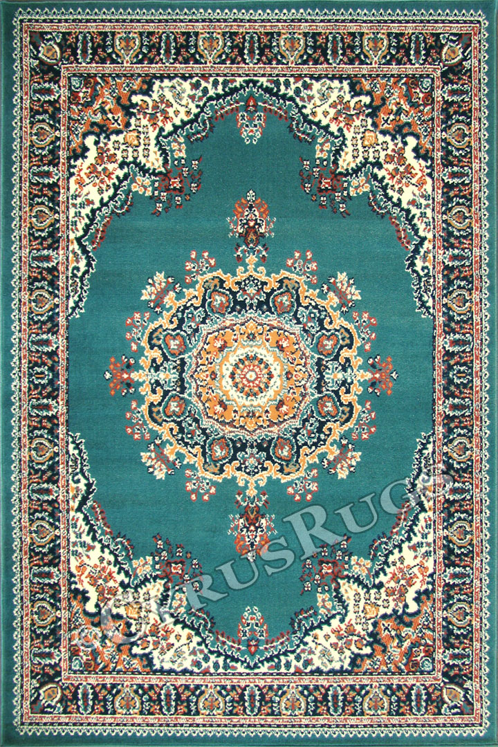 Bello Traditional Medallion Rugs 99 Blue - Click Image to Close